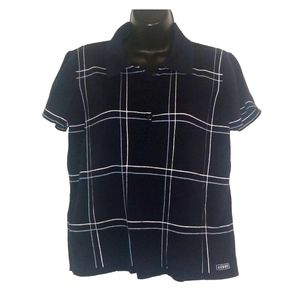 Liz Claiborne Golf Navy Multicolor Top